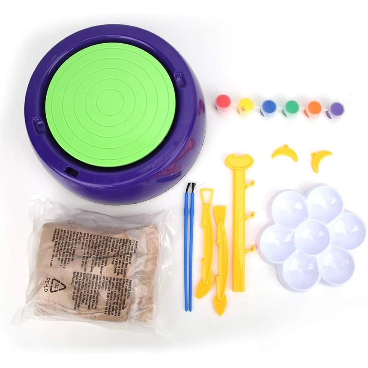 Kids Electric Pottery Wheel - air-dry clay