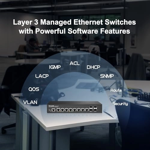 8x10G Eth + 4x10G SFP Managed - 8-ports