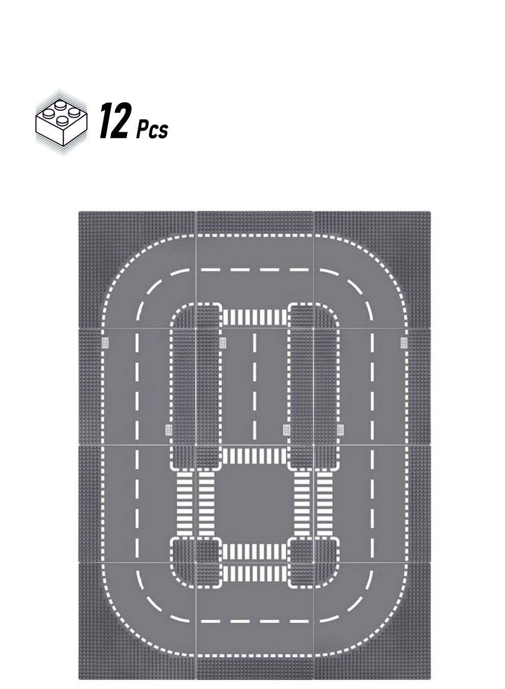 Road Base Plates - 25x25cm 12-pack
