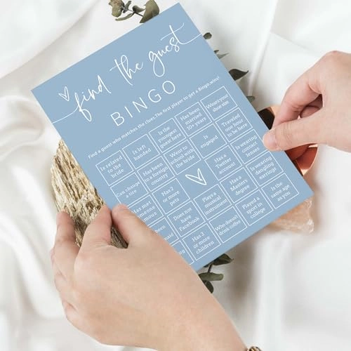 Bridal Shower Bingo - 25 pieces Unisex-Adults