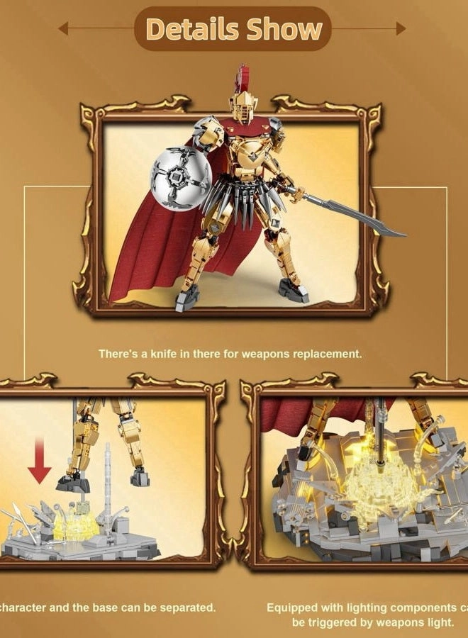 Greek Gods Knight - Mini Roman Soldier 878pcs