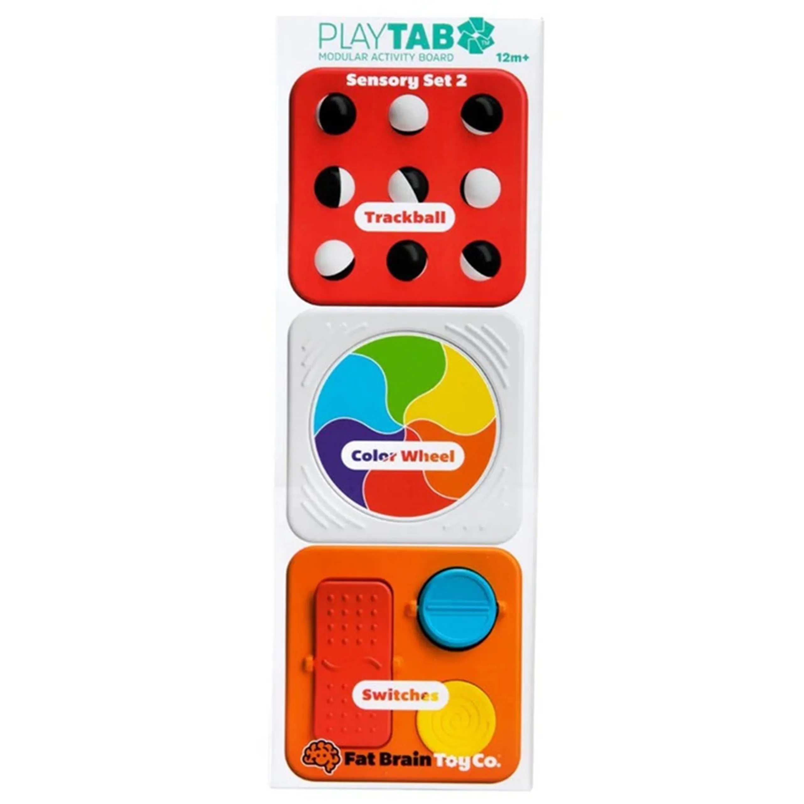Fat Brain Toy Co. Play Tab Pack 2 - Suitable for 12 months & above 3 pieces