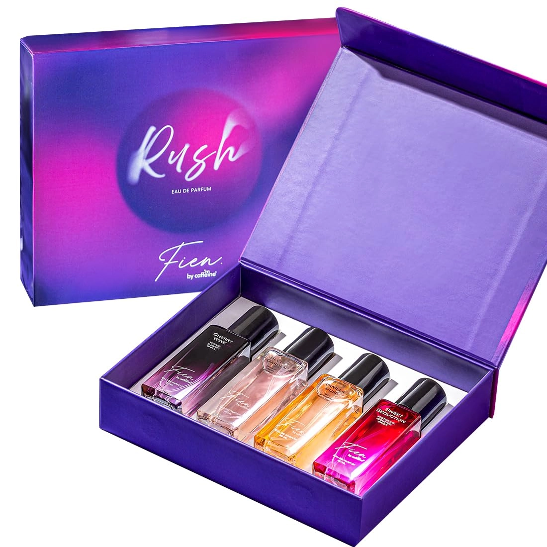 Helios Packaging Pvt. Ltd. Vanilla Muse - Eau de Parfum 20ml + Cherry Wine - Eau de Parfum 20ml + Secret Garden - Eau de Parfum 20ml + Sweet Seduction - Eau de Parfum 20ml