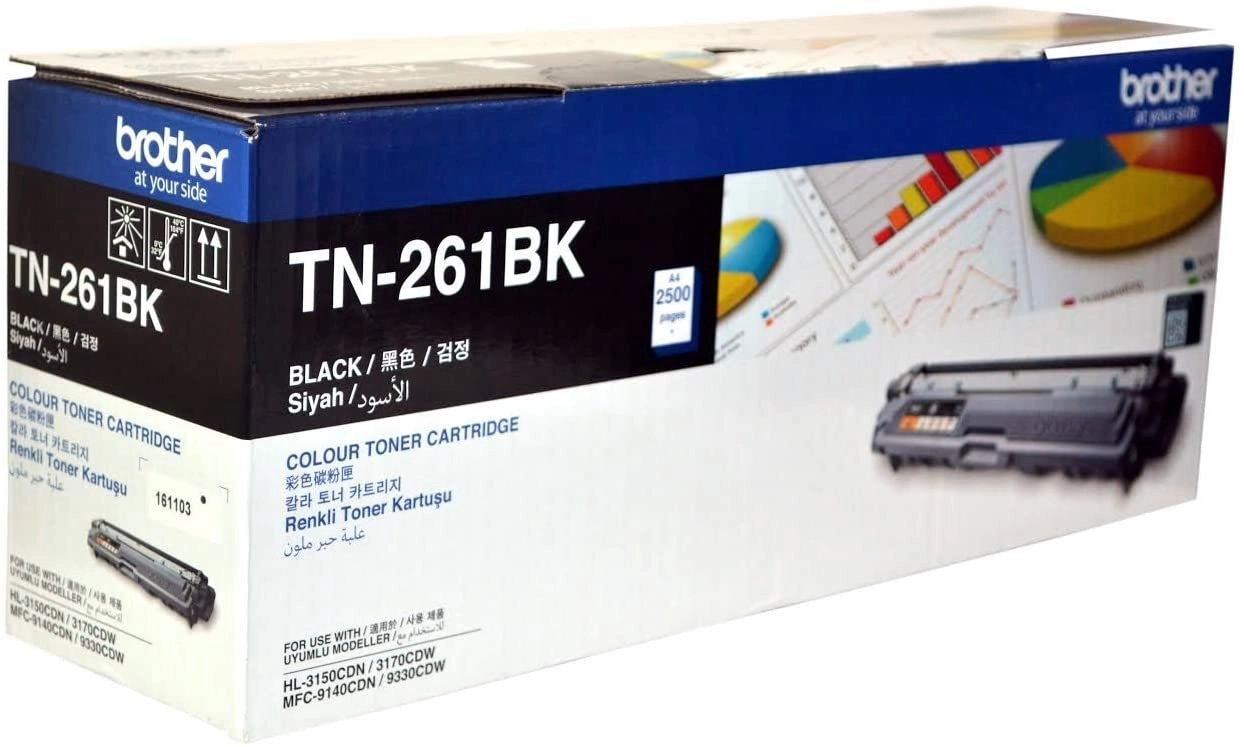 TN-261BK - Black 2,500pages