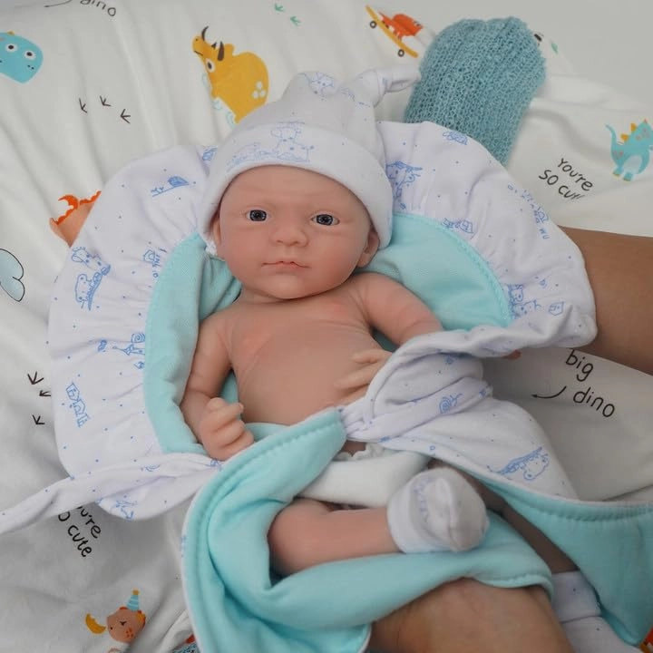 Reborn Baby Doll - 12" Silicone Boy Ages 3+