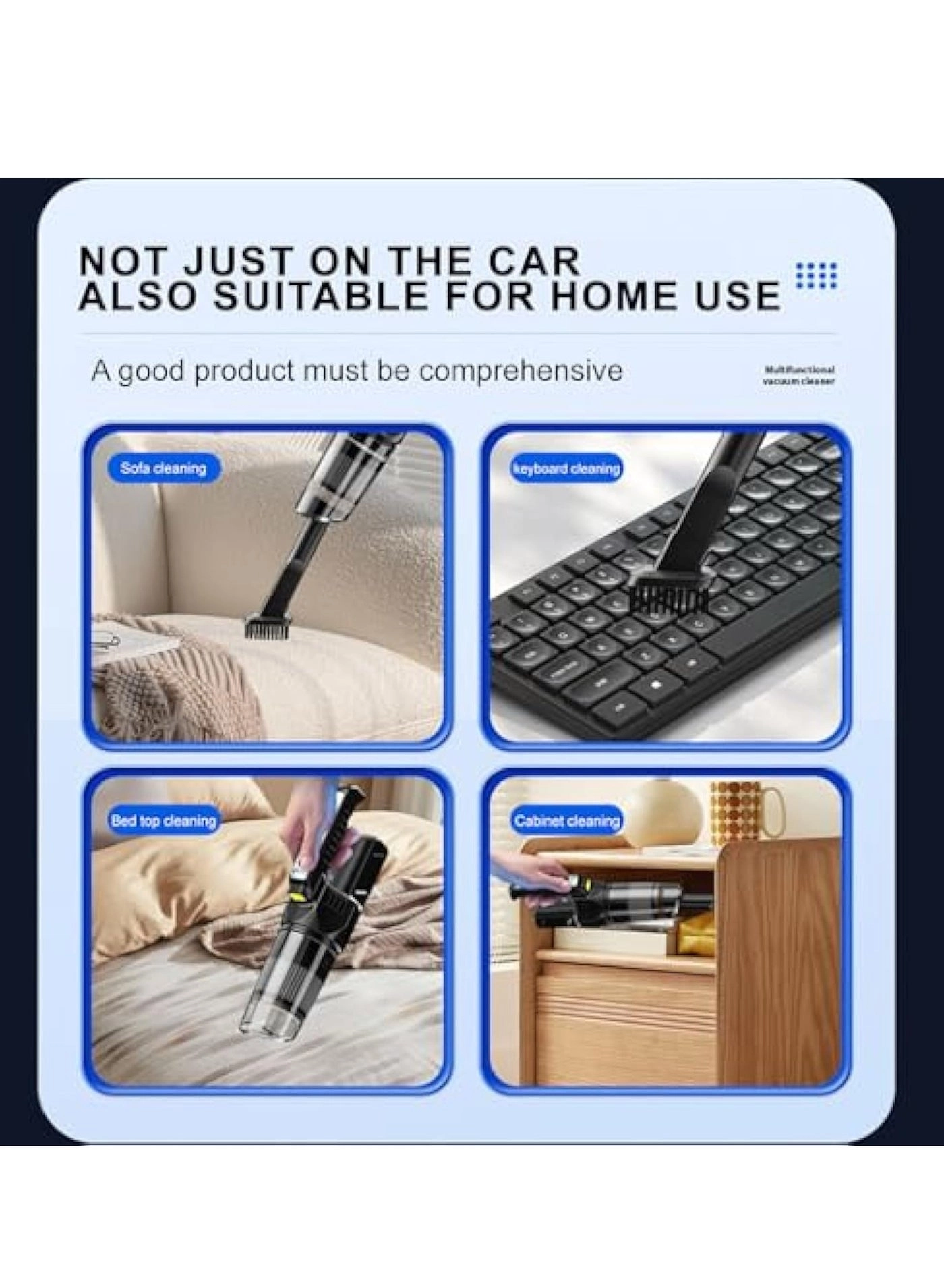 Handheld Car Vacuum Cleaner - 4000mAh