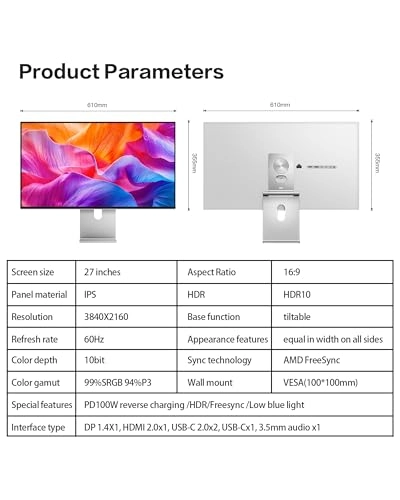 P27L - 27 Inches 3840x2160