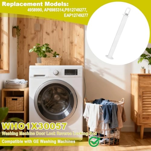 Washer Lock Bar - WH01X30057 AP6985314 4958990 PS12749277 EAP12749277 GFW85OSPNORS GFW850SSNOWW GFW850SPNIRS GFW850SPNIDG GFW510SCNOVW GFW850SSNTWW GFW510SCNIWW