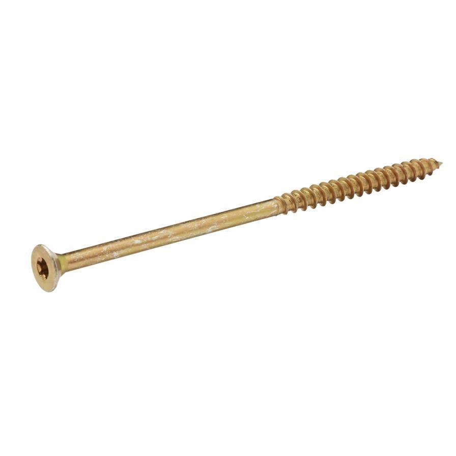 Diall Zinc-Plated Steel Pan Head Wood Screw 8mm 160mm