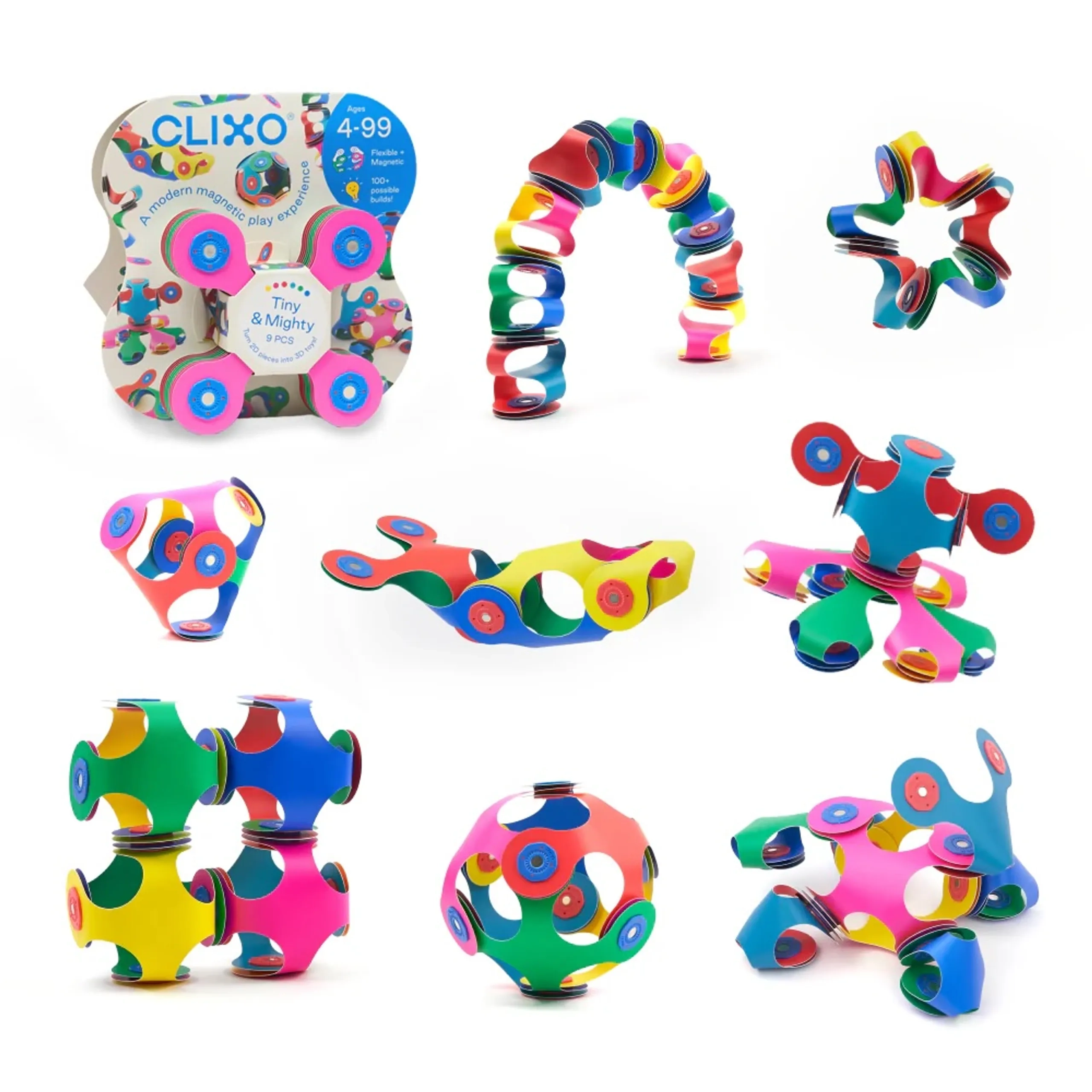 Clixo Tiny & Mighty - 9 pcs