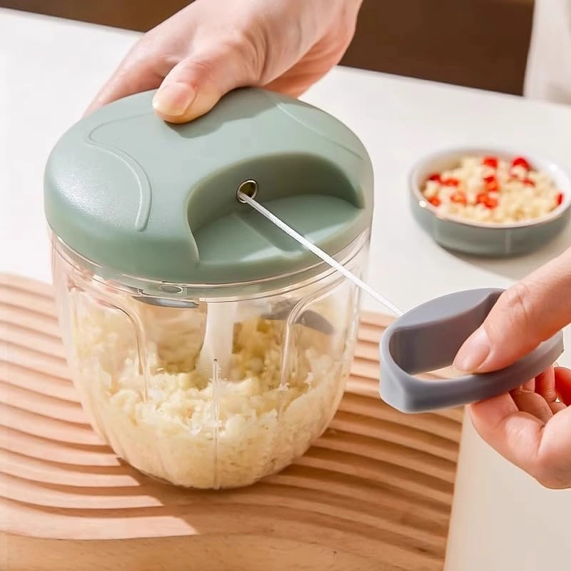 Zhouyunda Hand Pull String Mini Chopper - 900ml 5 blades