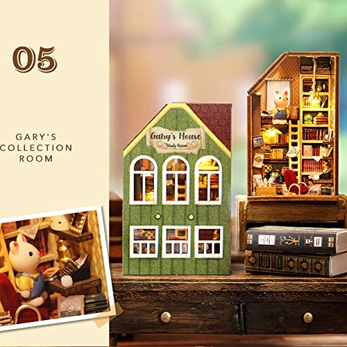 Miniature Wooden Dollhouse Furniture Kit - Creative Room 1:24