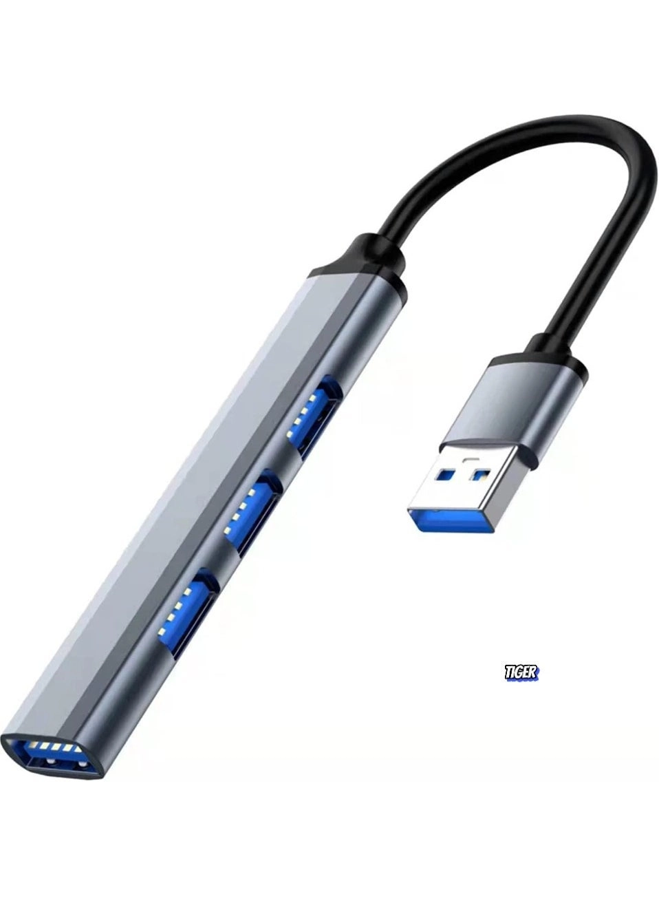 Ultra Slim USB 3.0 Hub - 4 Ports Silver