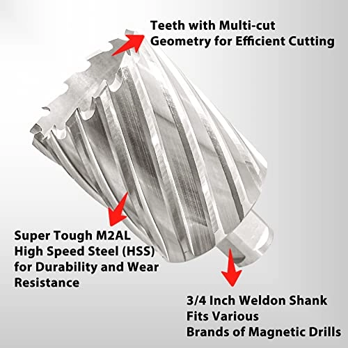 Annular Cutter - High Speed Steel (HSS) 1 2 Inches
