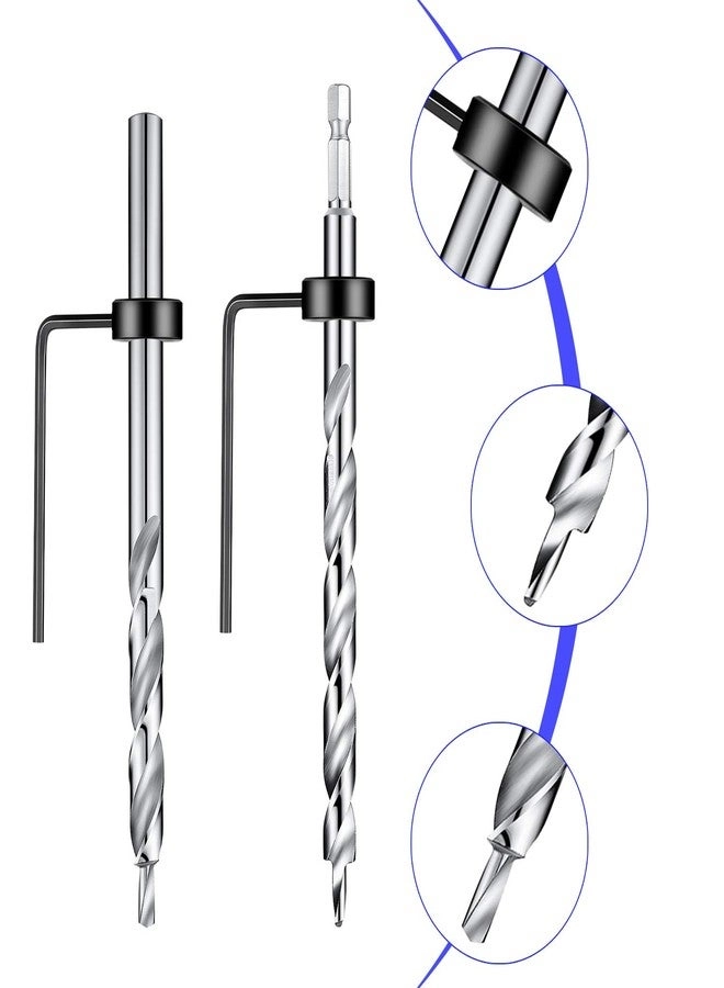 Pocket Hole Drill Bit - 4 Pieces 3/8 Inch