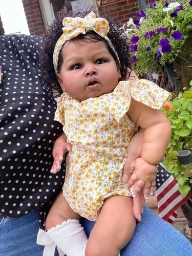 Reborn Baby Doll - 24 Inch Open Eyes Rooted Hair