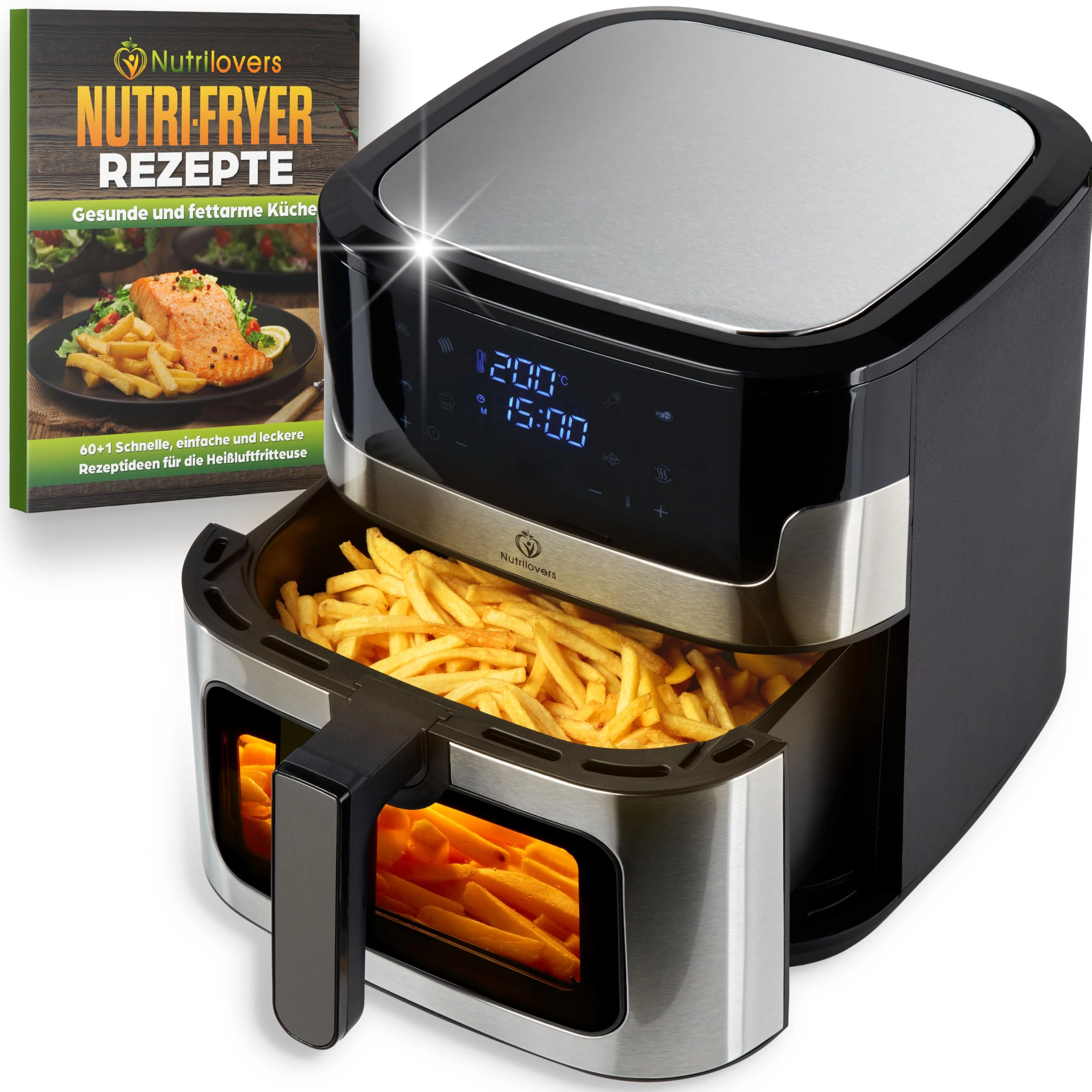 Nutrilovers NUTRI-FRYER XXL NUTRI-FRYER-EDELSTAHL-NEW-FBA