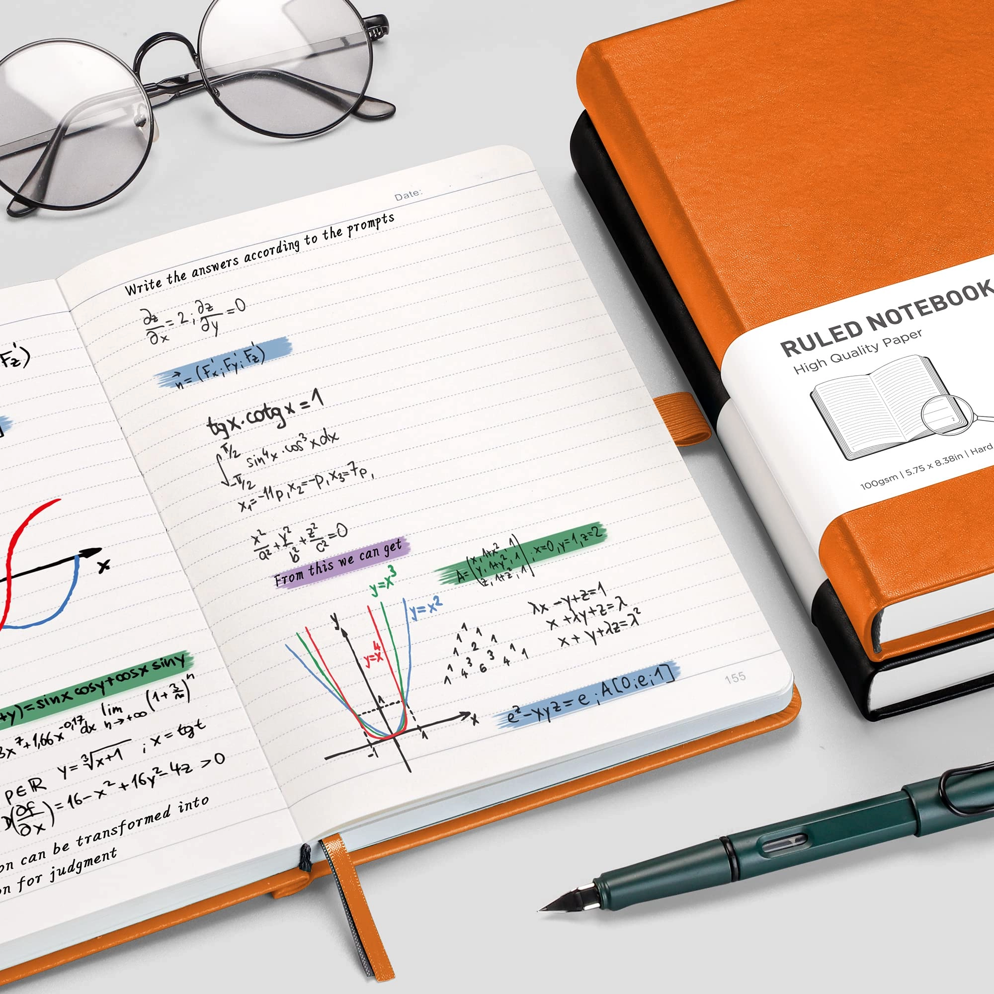 Lined Journal Notebook A5 Hardcover - Lined 320 Pages