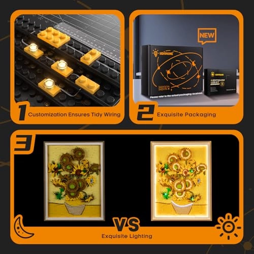 31215 Vincent-Van-Gogh Sunflowers - Led Lighting Kit