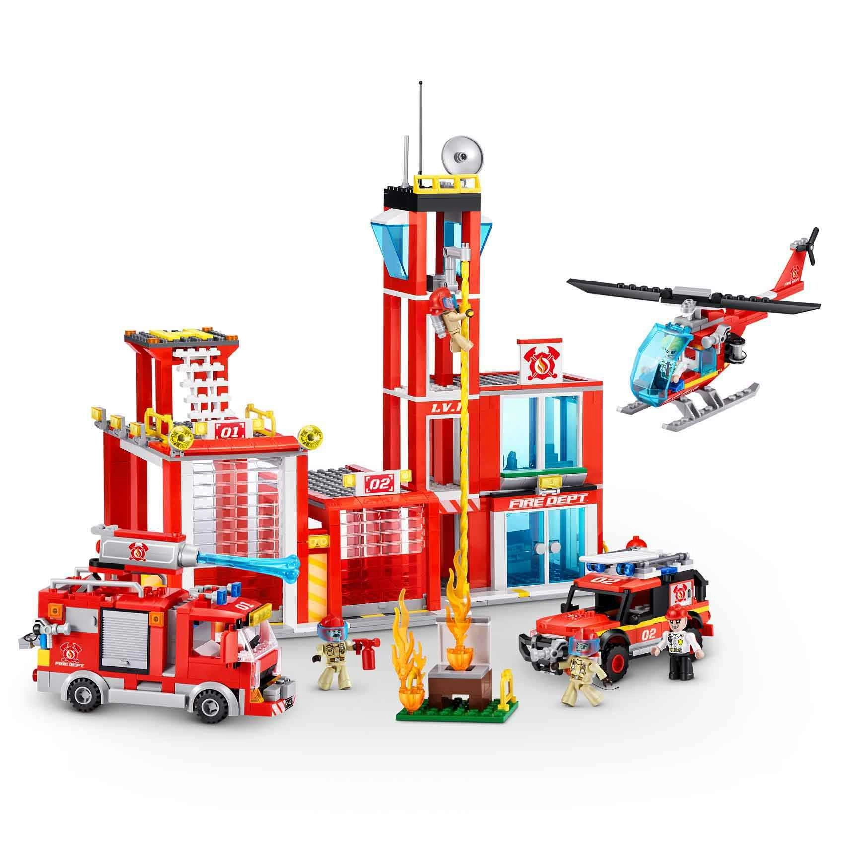 ZURU MAX City Fire Station - Firefighter 976pcs