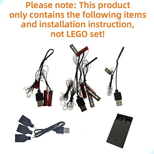 LED Light Kit for LEGO Bucket Wheel Excavator 42055 - Paper 1 4.5-5V