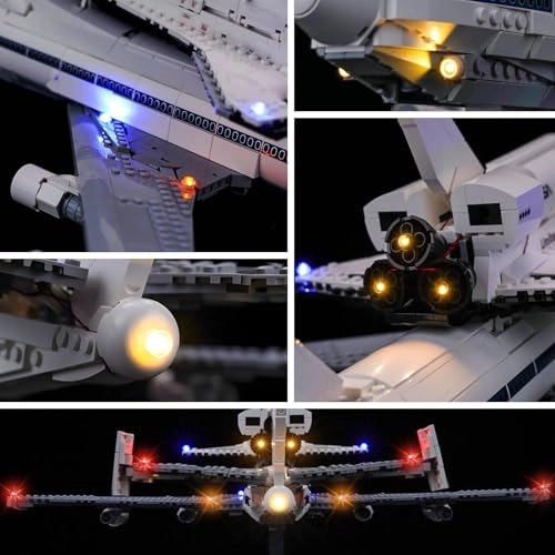 10360 Lighting Kit for LEGO 10360 Shuttle Carrier Aircraft - Plastic
