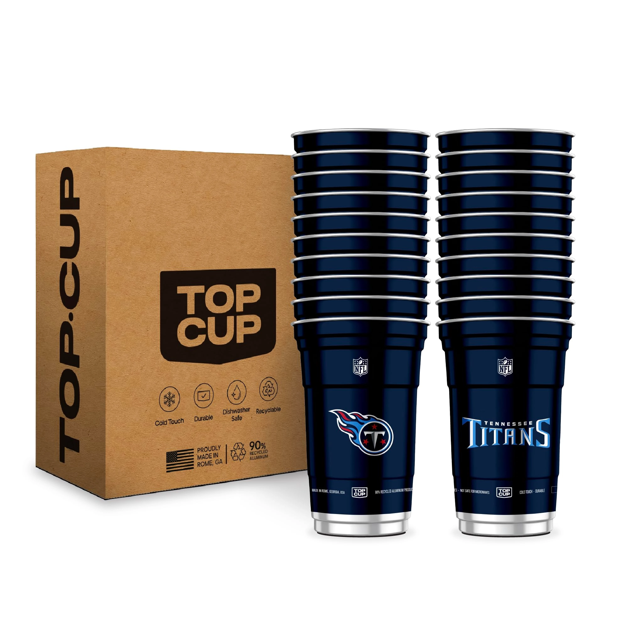 Top Cup Tennessee Titans Reusable Cup - 20 pcs