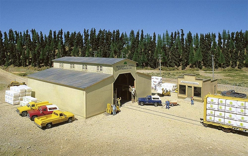 Walthers Cornerstone Series Kit Walton & Sons Lumber Company - HO Kit
