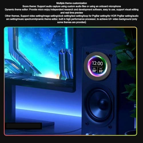 AIO Computer Temperature Monitor - LCD Screen Water Cooling