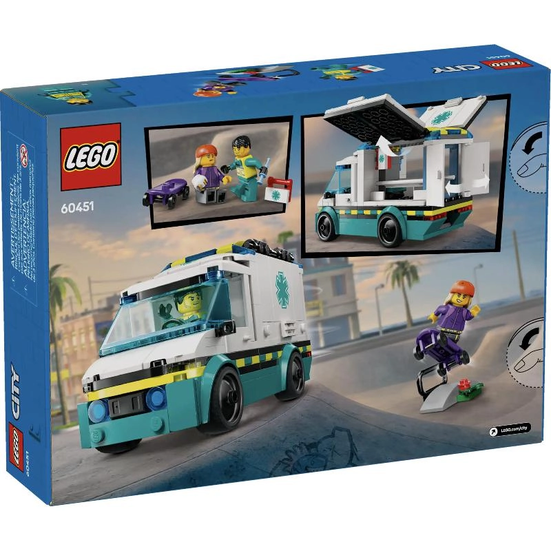 LEGO City Emergency Ambulance (60451) - Vehicle
