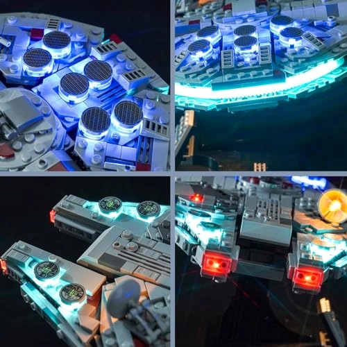 75375 Millennium Falcon - 16 light sources USB/Battery powered
