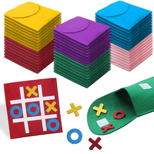 WUEURU Tic Tac Toe - 48 PCS Mini