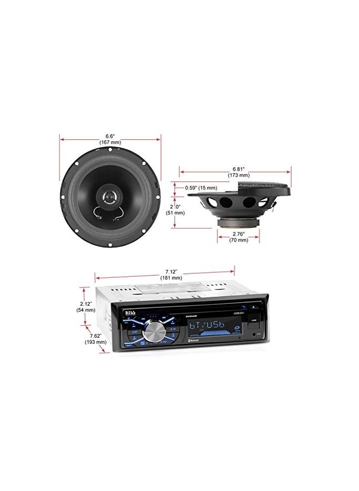 656BCK - 2-Way 200Watts