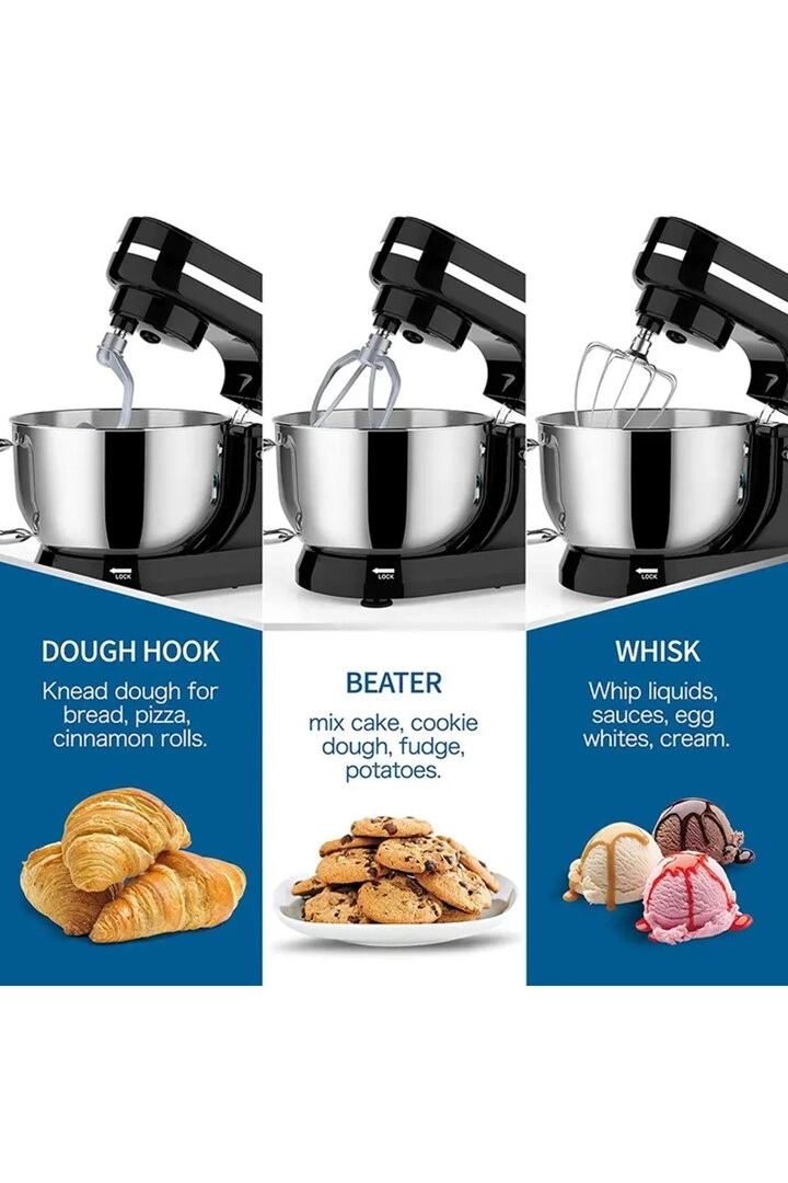 Stand & Hand Mixer - 4L 1000W
