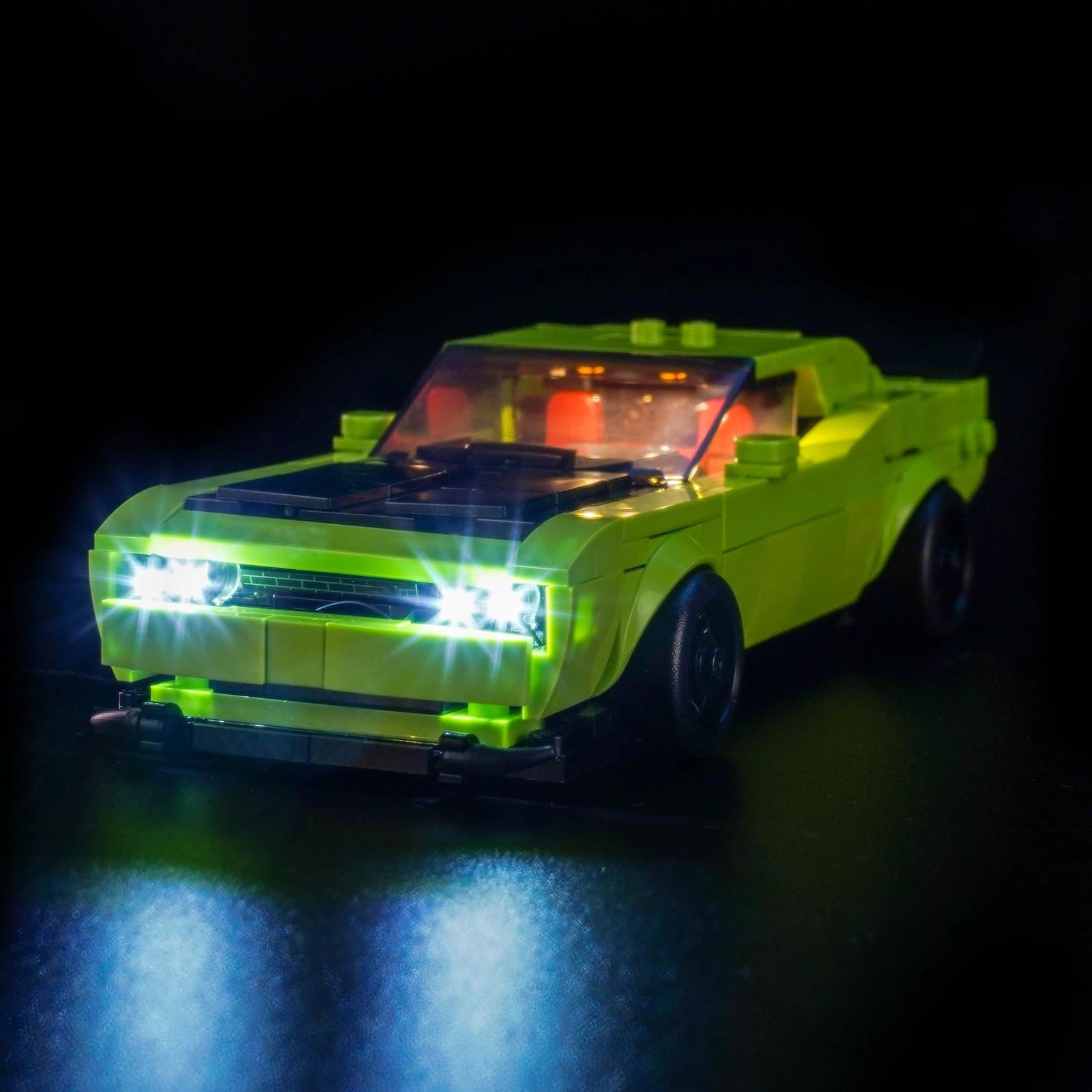 BrickBling 77237 Dodge Challenger SRT Hellcat - Battery & USB LED Light Kit
