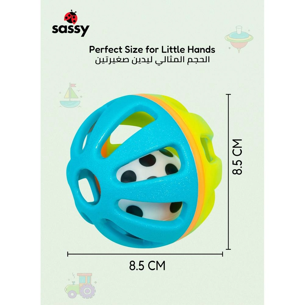 Squish & Chime Ball - Suitable to 0 to 3 months