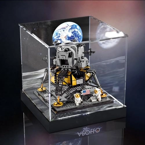 Acrylic Display Case - Lego 10266 Lunar Module No.11 25x25x25cm