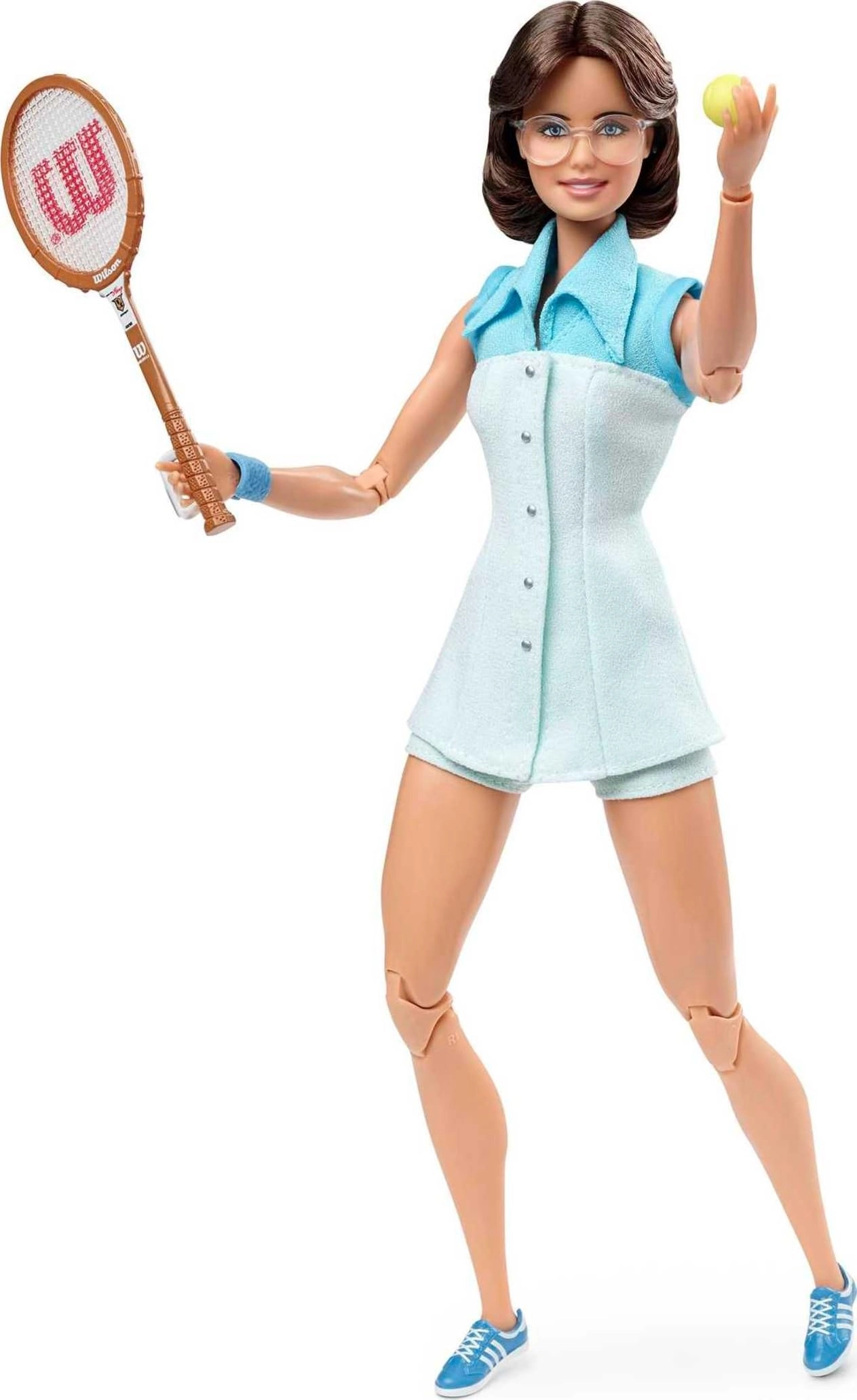 Barbie Billie Jean King Doll - Inspiring Women Blue Ages 6+