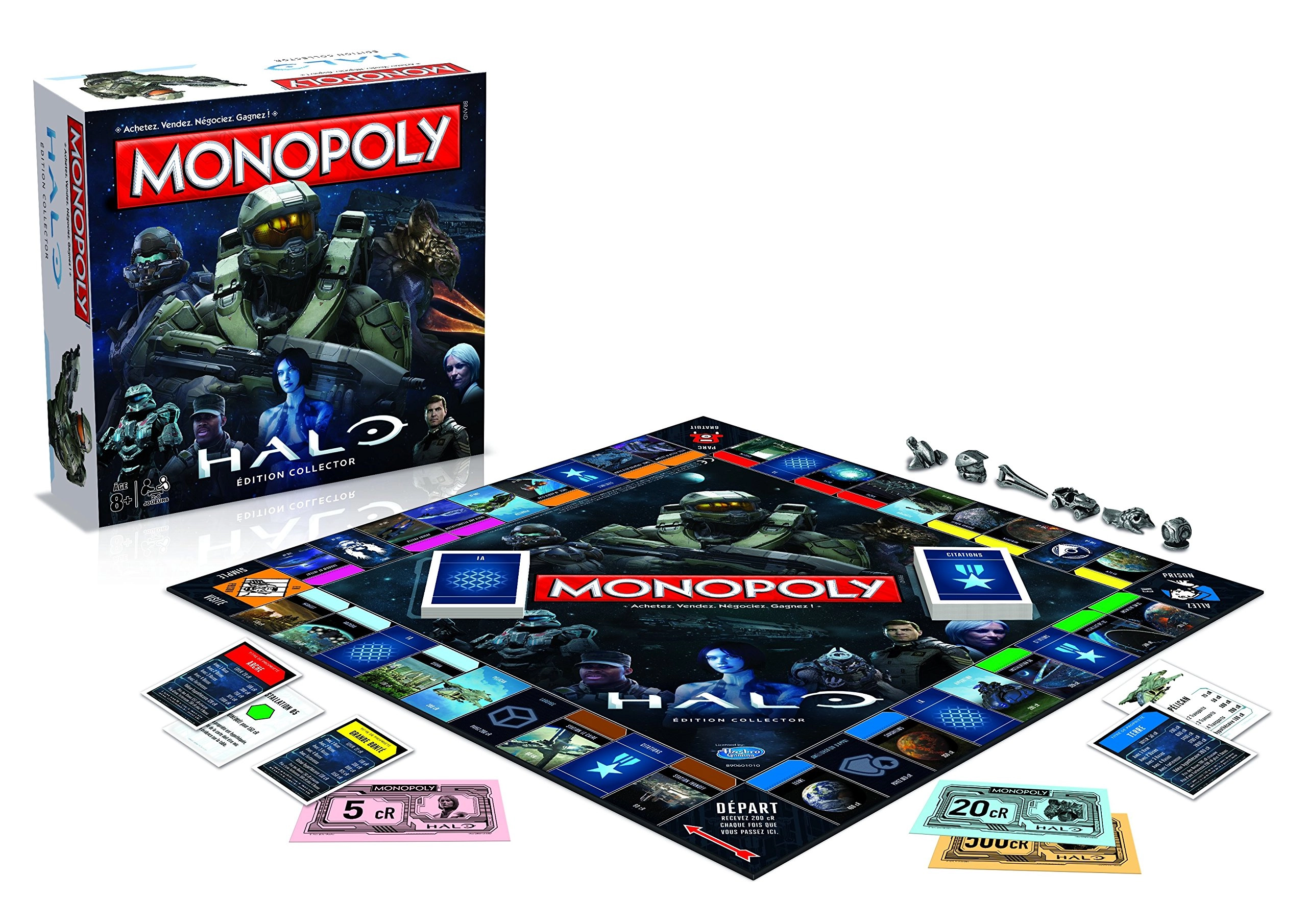 Winning Moves Monopoly Halo: Collector's Edition (French)