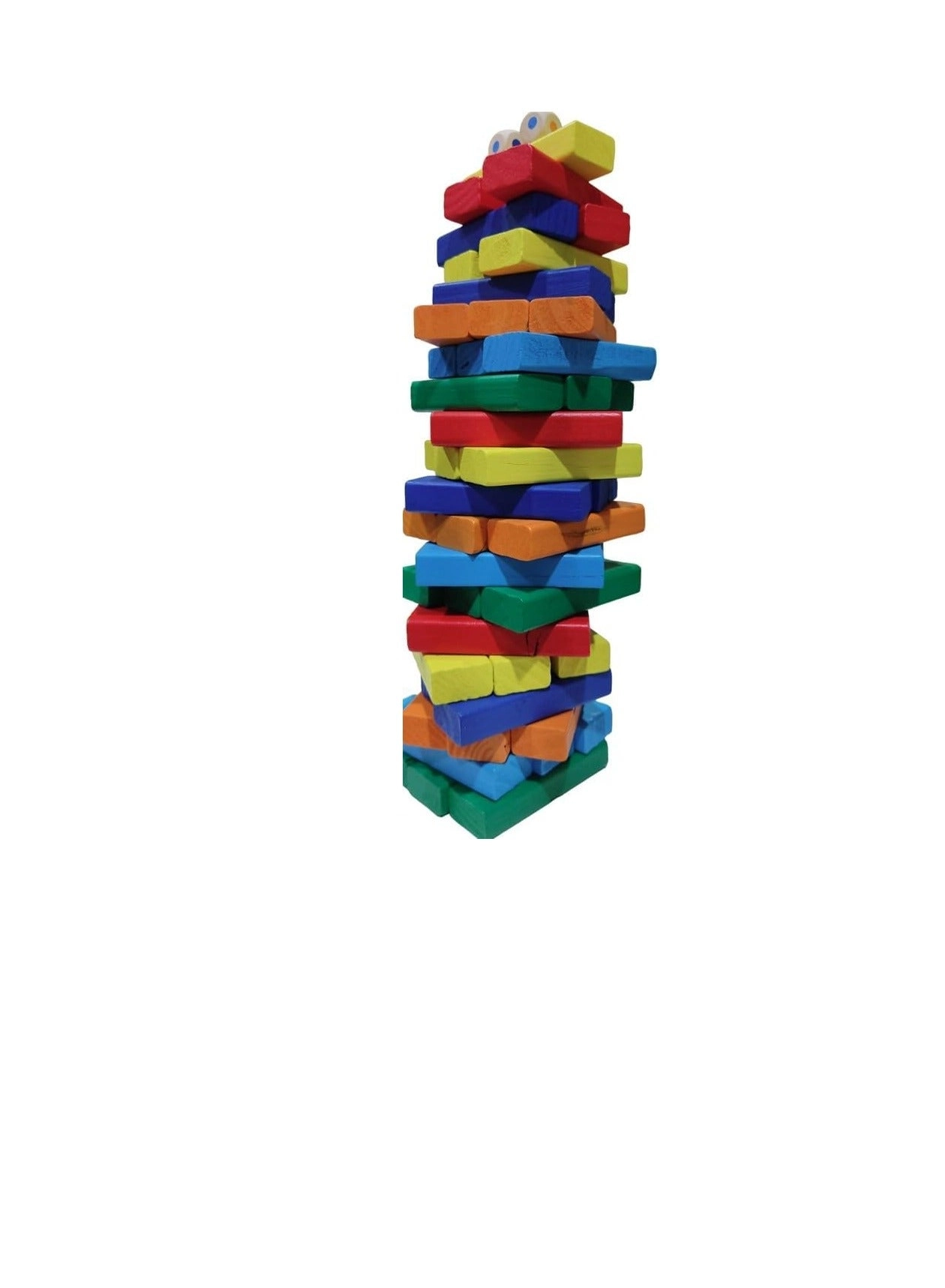 Wooden Tumbling Tower Blocks - 54 pcs