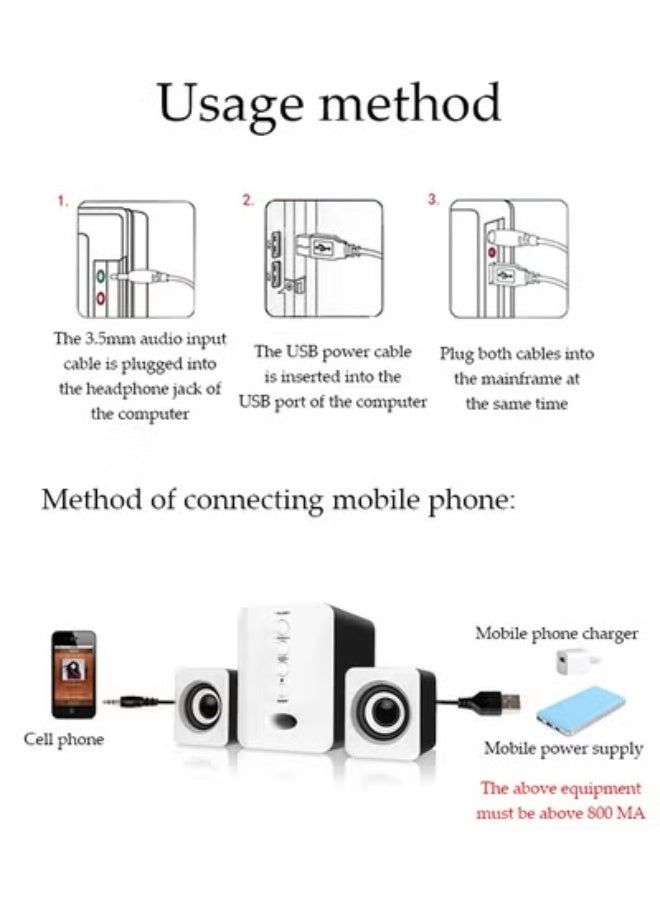 Computer speaker - three piece set Bluetooth
