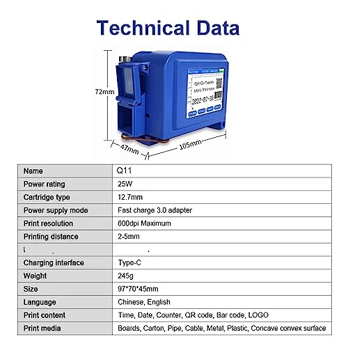 Inkjet Coding Machine - 12.7mm