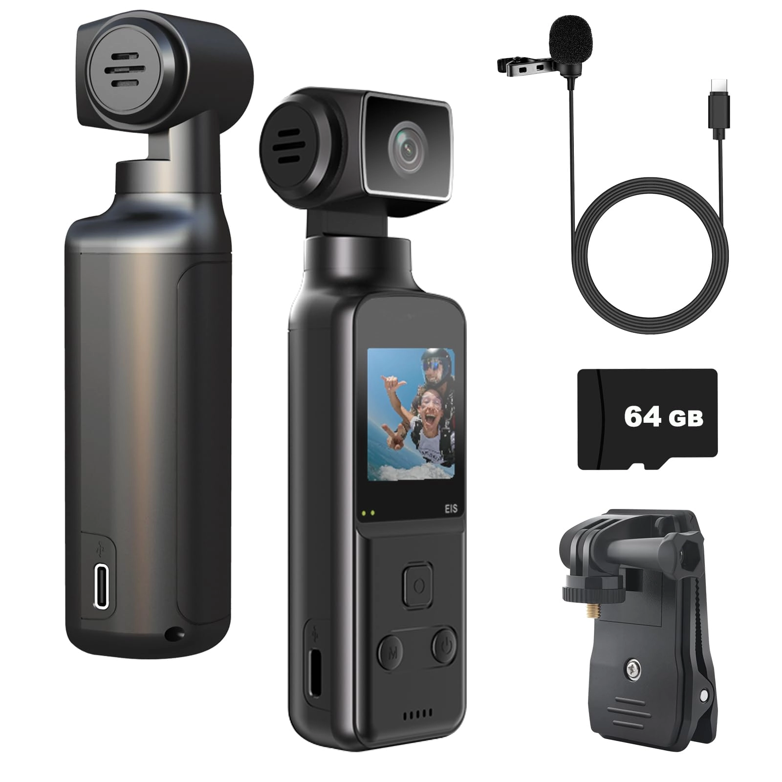 ydi Mini Pocket Camera - 4K/60fps 64GB