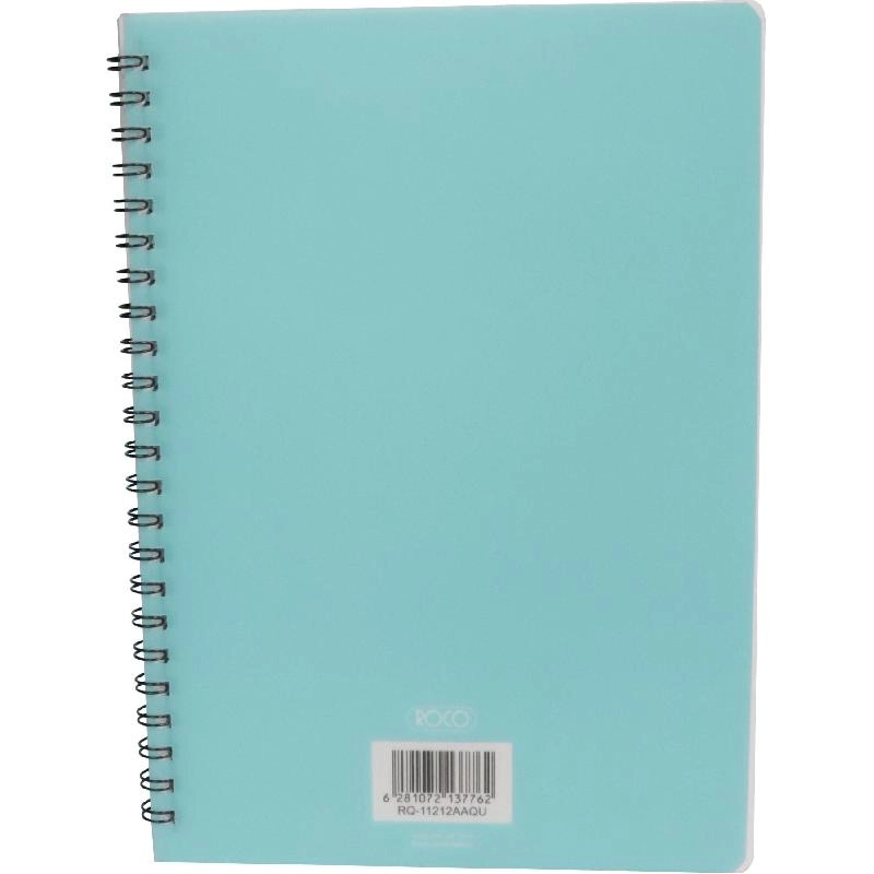 Notebook 19 X 26 cm Spiral - Grid 100 Sheets