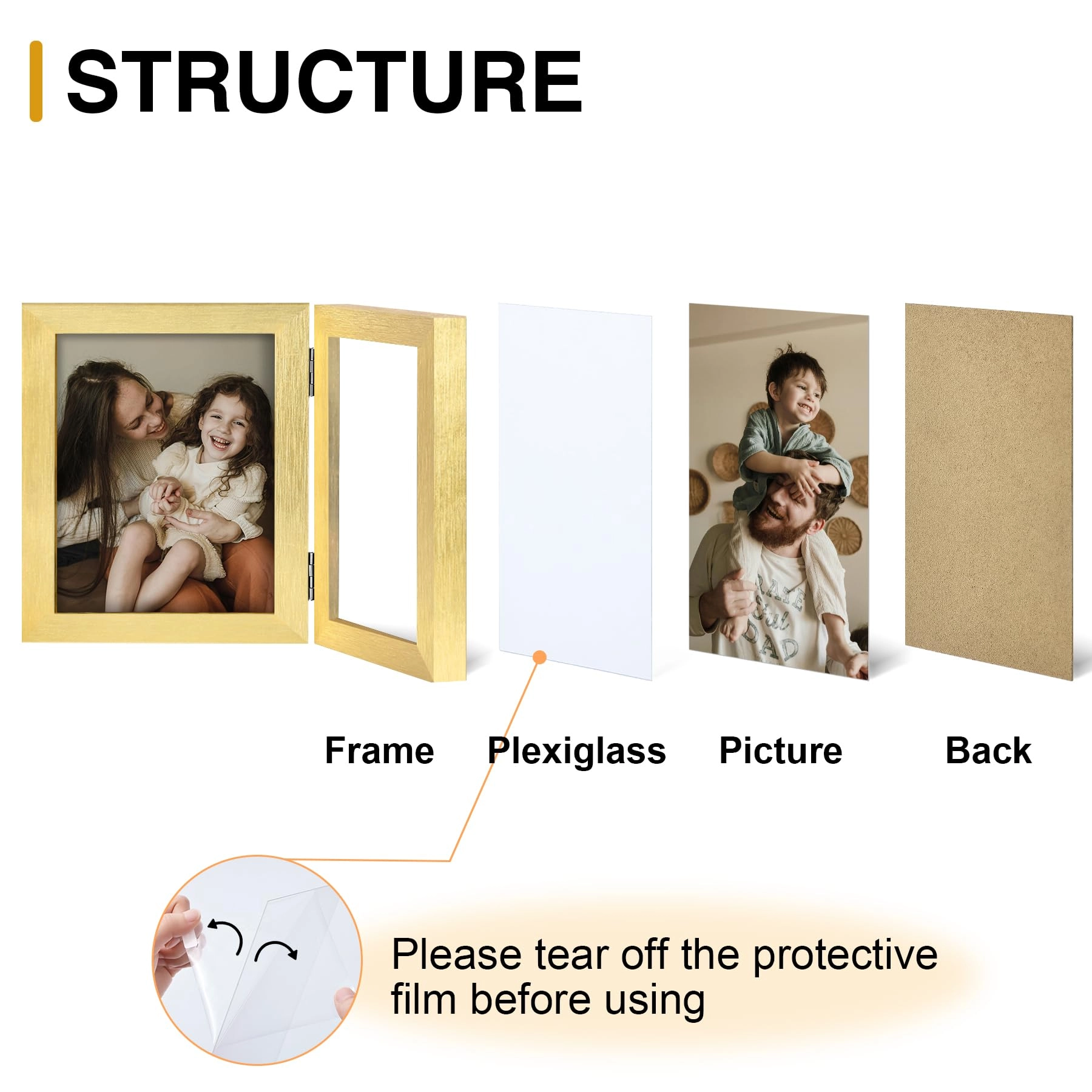 Double 6x4 Picture Frame