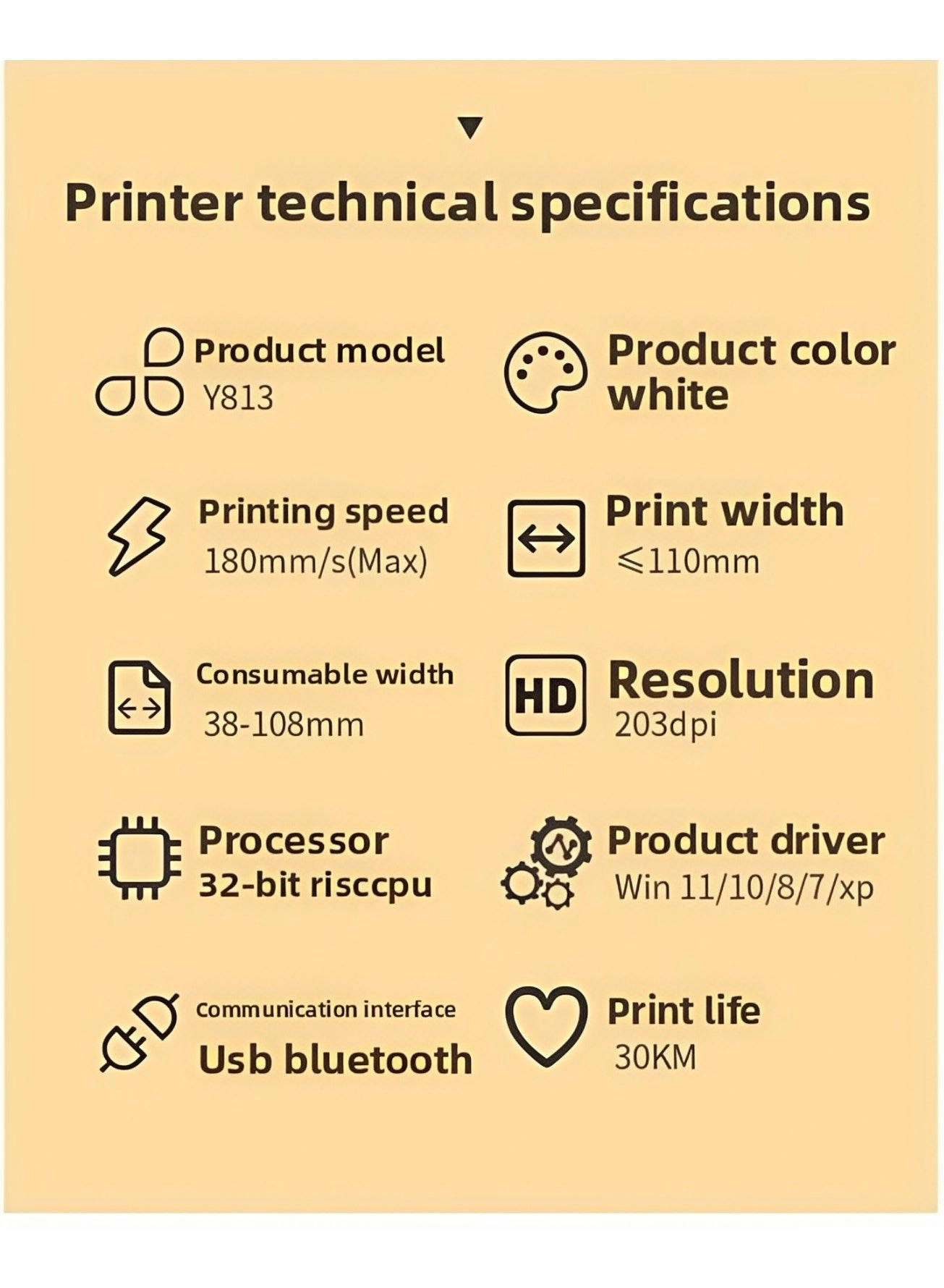 Thermal Printer - Thermal 38-108mm