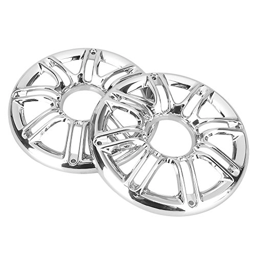 Motor Speaker Loudspeaker Plate Grille Cover - Silver Fits 1996-2013 Electra Glide