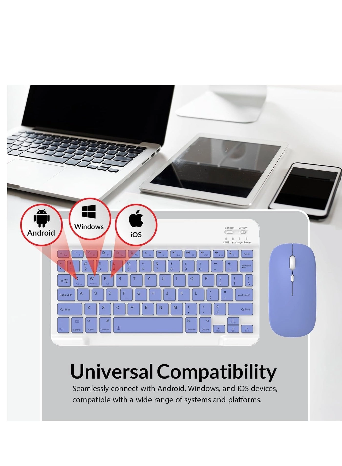 Keyboard and Mouse Combo - US Wireless