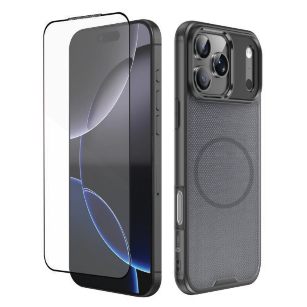 Trands Armoured Case With Glass for iPhone 17 Pro