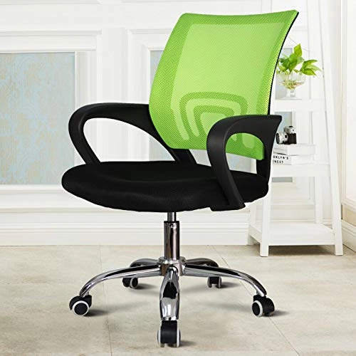Desk Chair - PU Leather Brown High Back